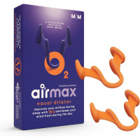 AIRMAX™ Nasal Dilator - Snoring aids for Men and Women - 4 Months Relief - 2 Pack - Medium Orange